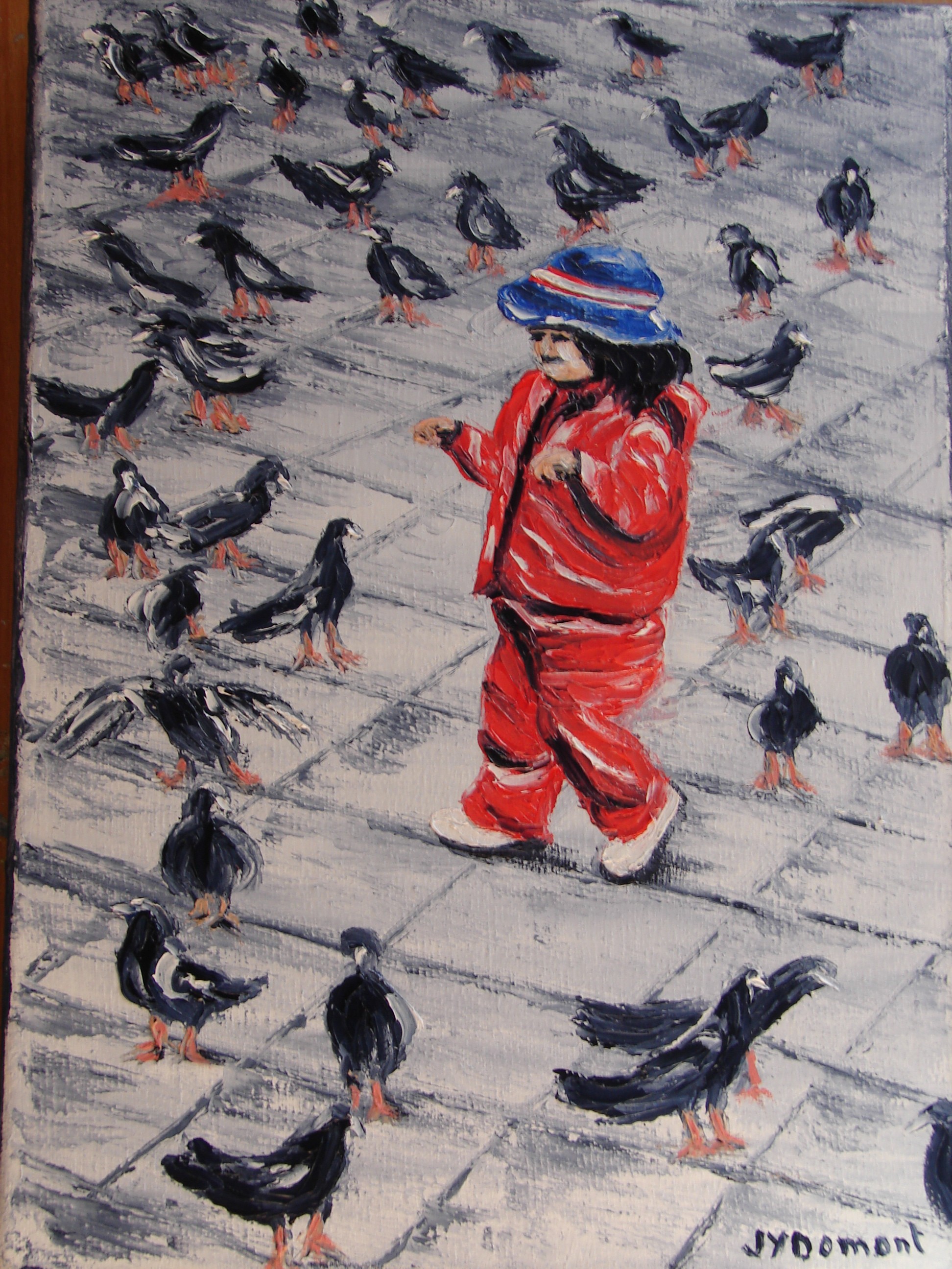 L'enfant et les pigeons / Bolivie