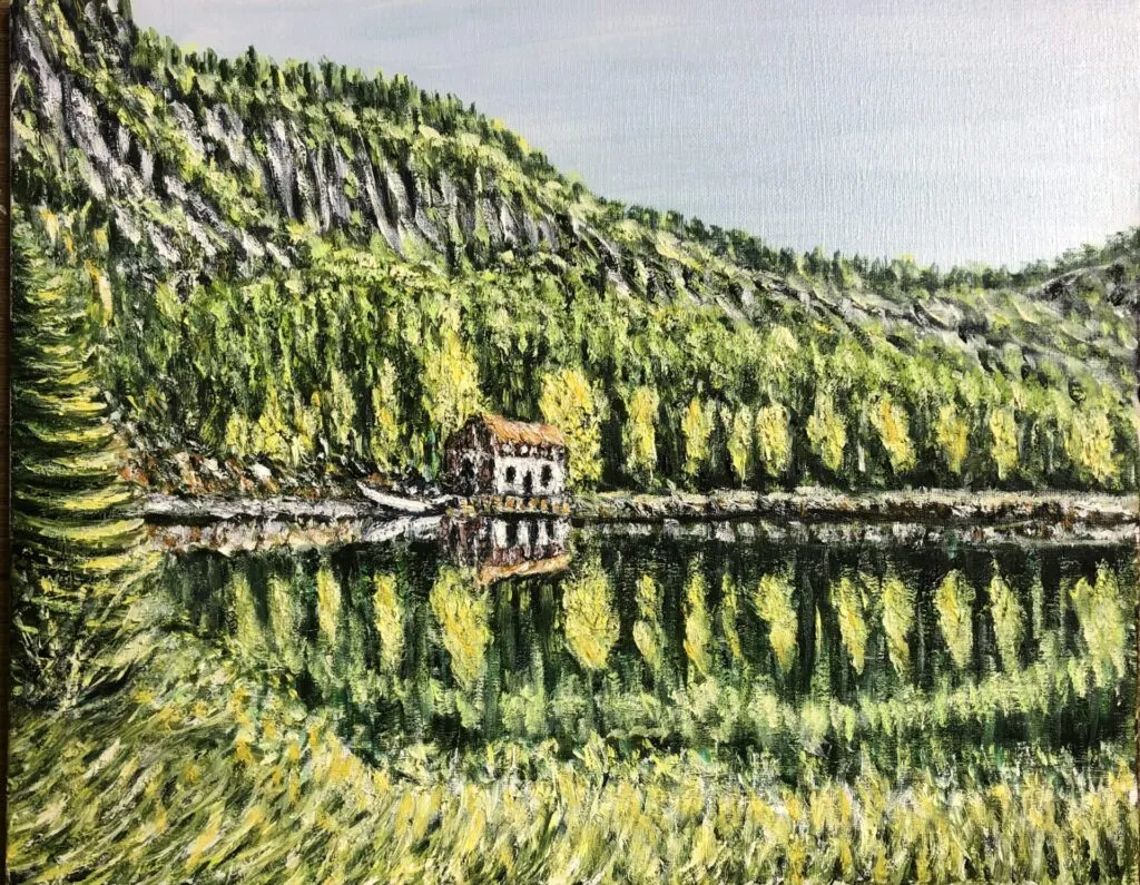 Canada : la petite maison au bord du lac de Saguenay