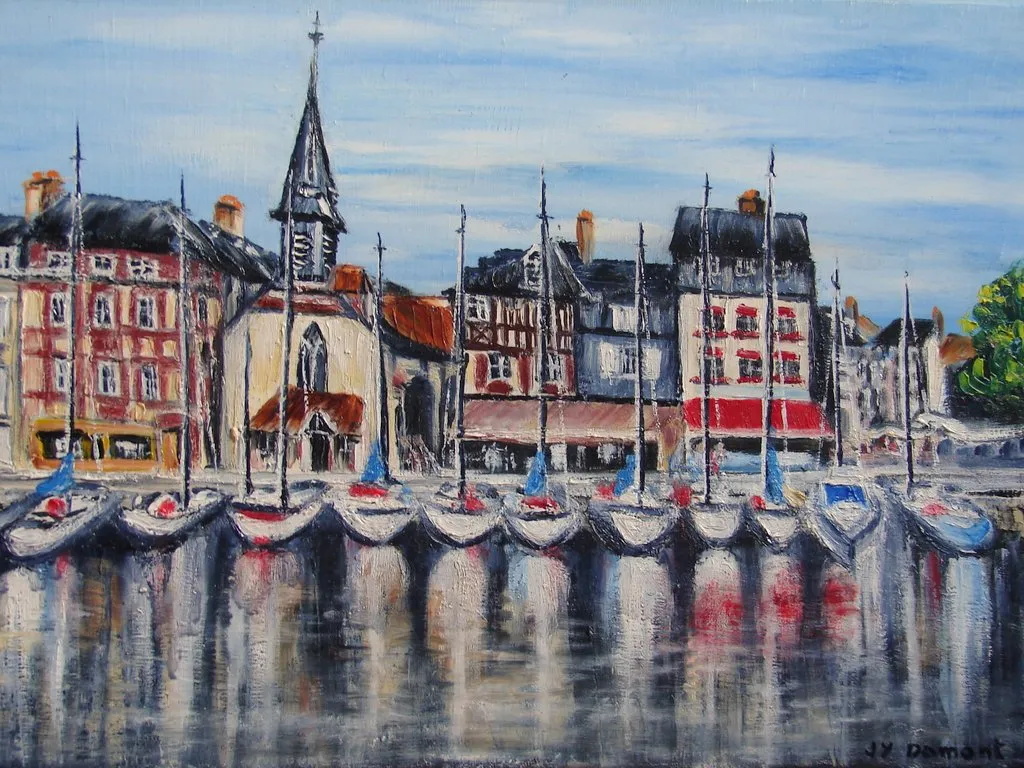 Honfleur : les voiliers au port
