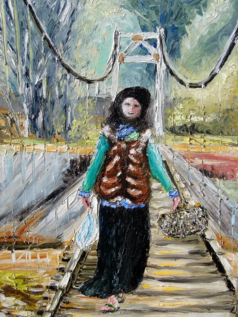 Vietnam : la paysanne sur le pont