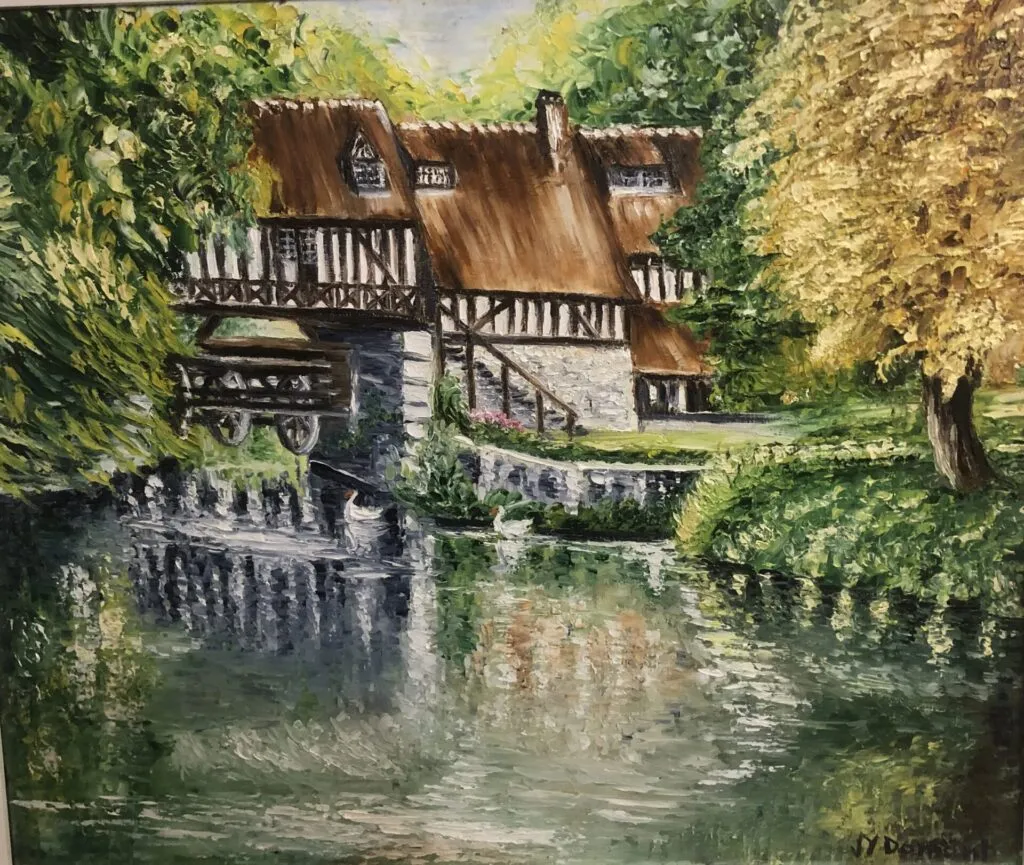 Le moulin d'Andé sur la Seine