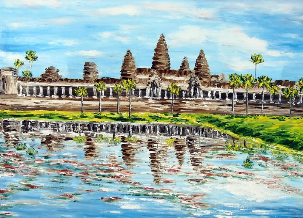 Cambodge : le temple d'Ankgor Vat