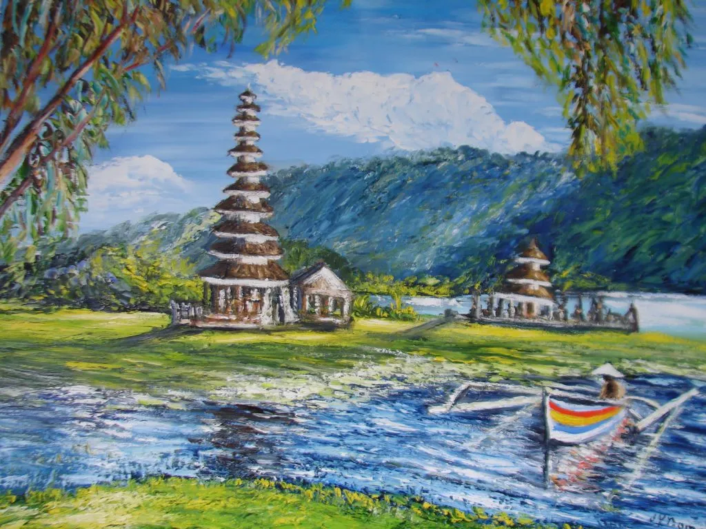 Bali : le temple de la déesse du lac Bratan