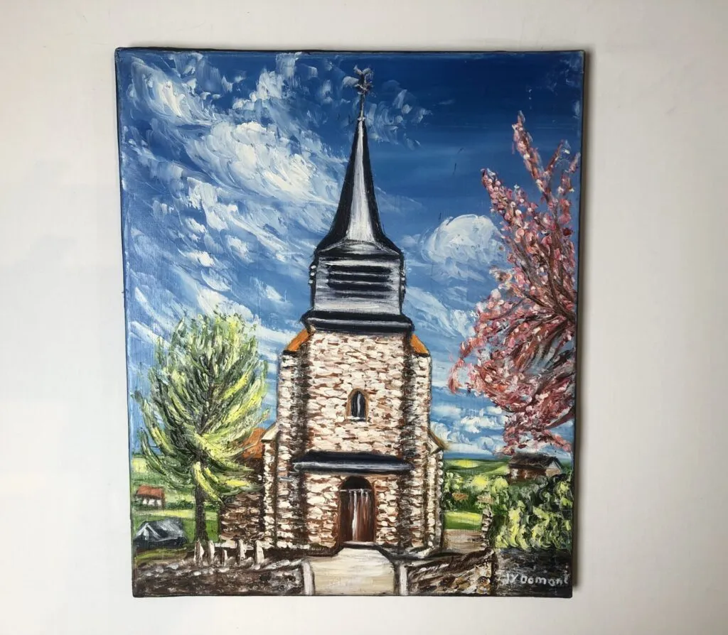 L'église de  Neuville-Ferrières