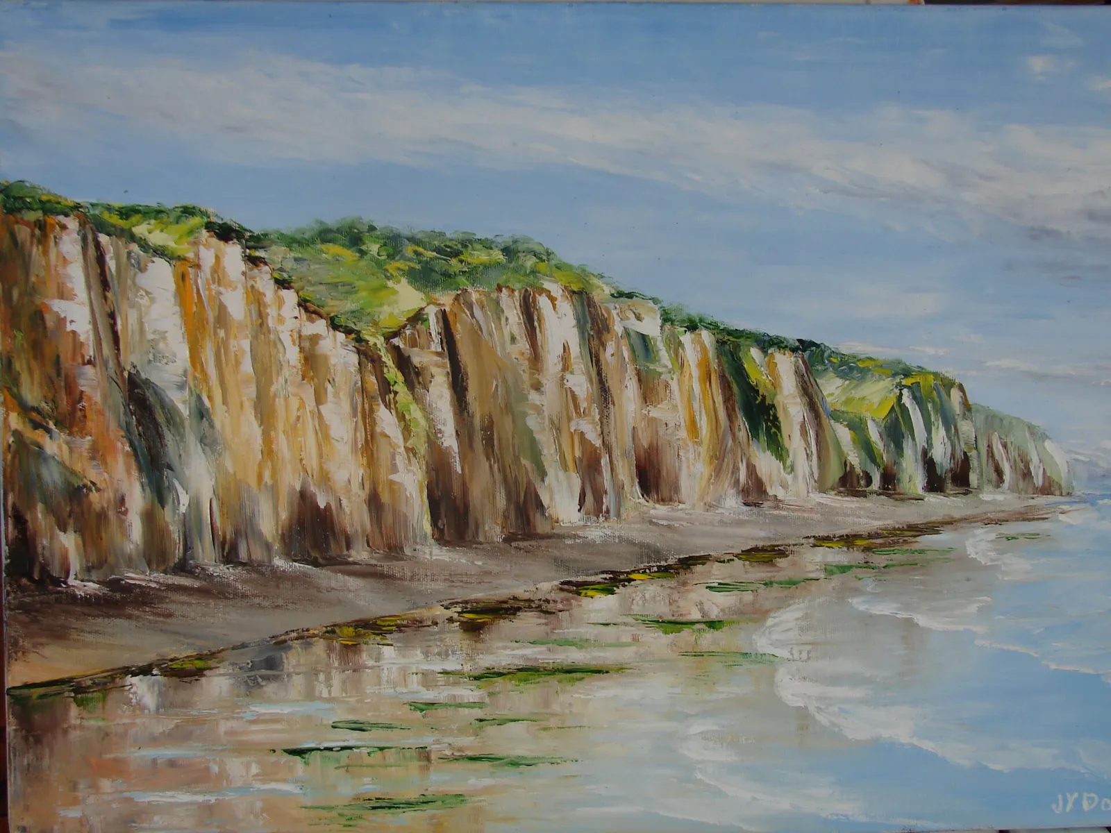 Pourville-sur-mer : les falaises