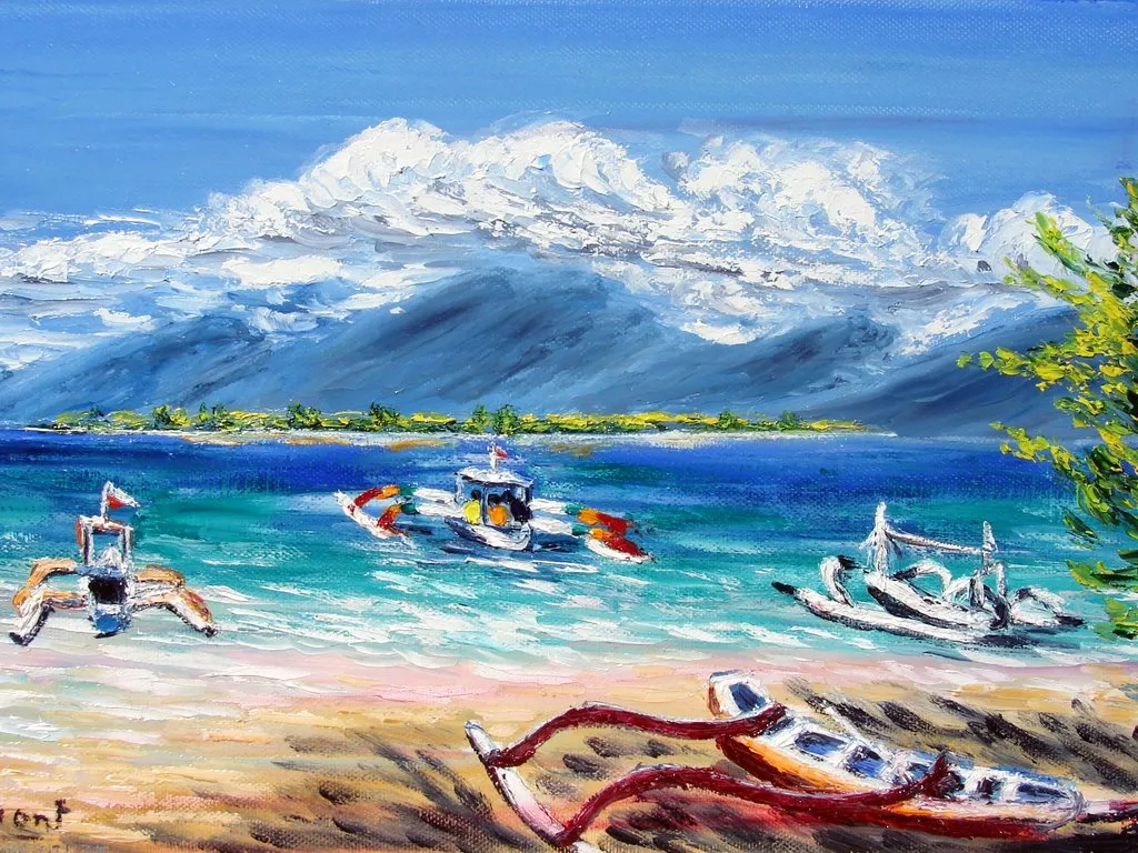 Indonésie : les piroques des îles Gili