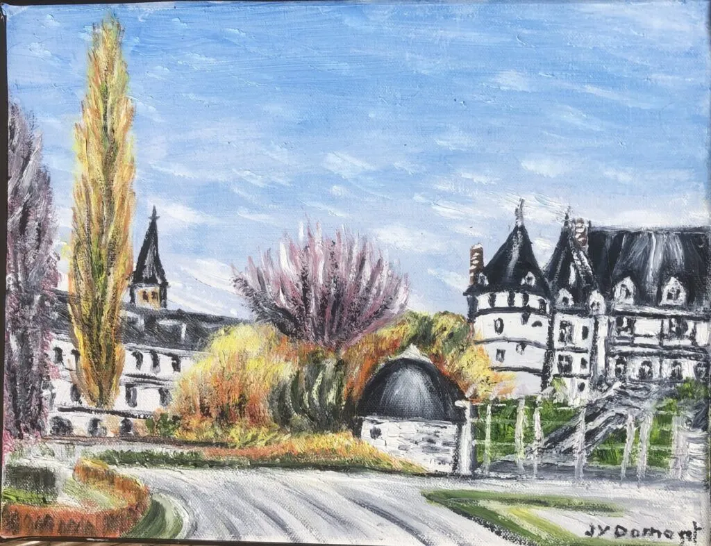 Mesnières-en-Bray : couleurs d'automne au château