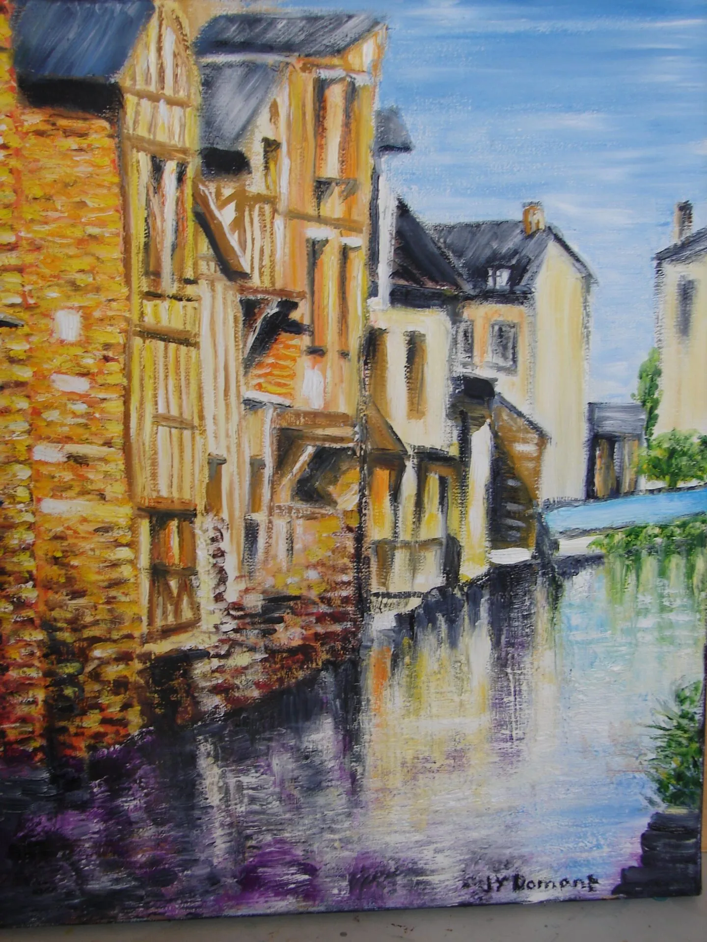 Pont-Audemer : reflets sur la Risle
