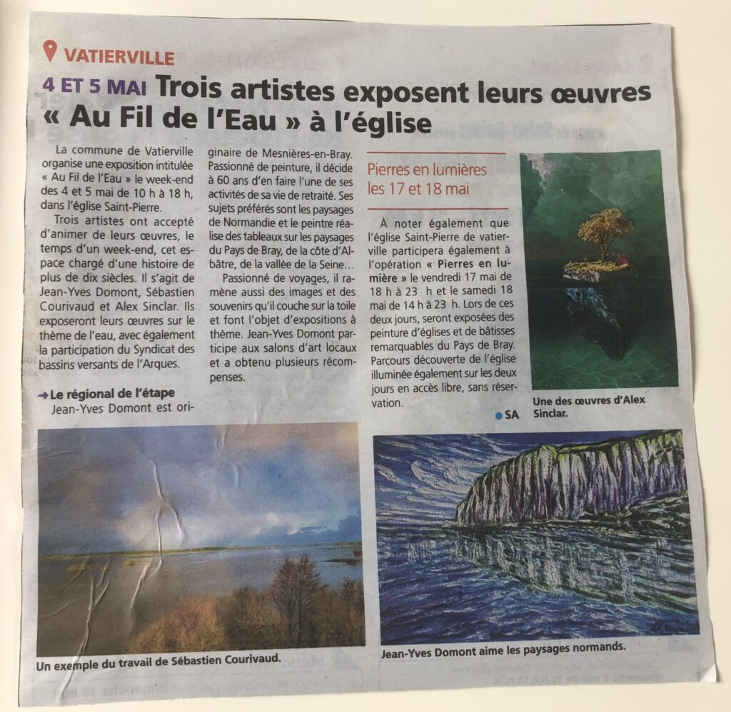 Article de presse sur Jean-Yves Domont, 2024