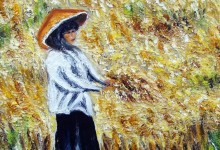 Birmanie : la récolte du blé