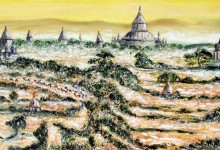 Birmanie : coucher de soleil sur les temples de Bagan