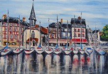 Honfleur : les voiliers au port